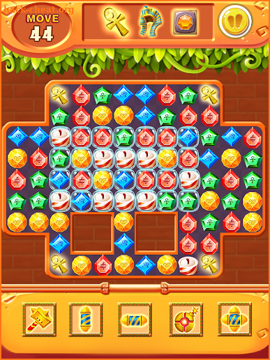 Pyramid Collapse Diamond Puzzle screenshot