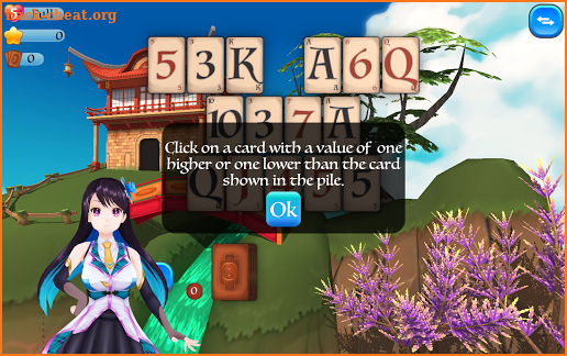 Pyramid Solitaire Asia Pro screenshot