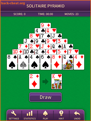 Pyramid Solitaire Classic. screenshot