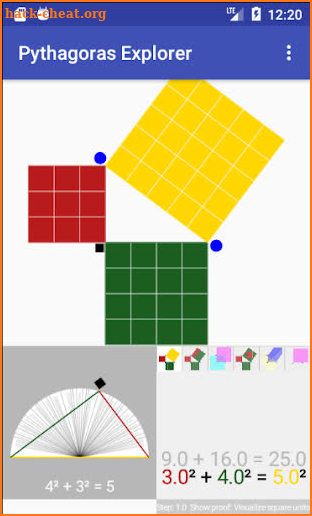 Pythagoras Explore screenshot