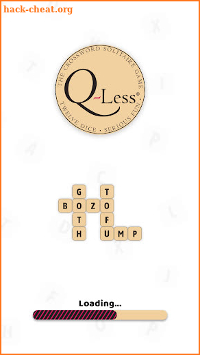 Q-Less Crossword Solitaire screenshot