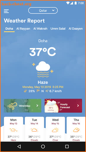Q Weather - أرصاد قطر screenshot