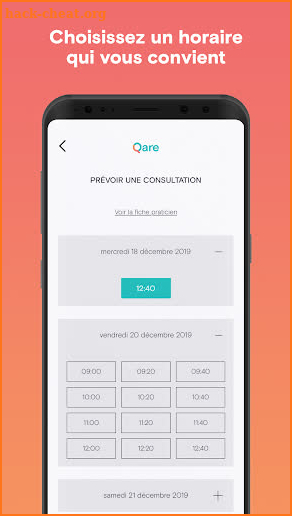 Qare - Consultez un médecin en vidéo 7 jours / 7 screenshot