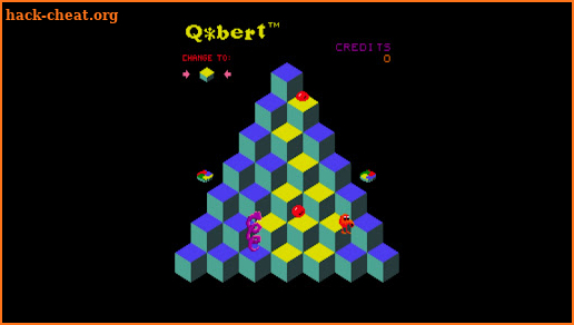 Q*bert screenshot