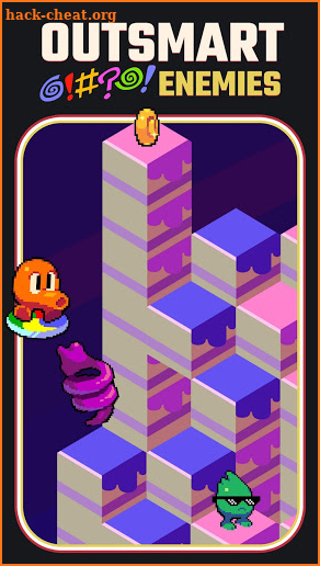 Q*bert screenshot