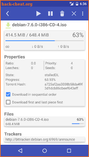 qBittorrent Controller Pro screenshot