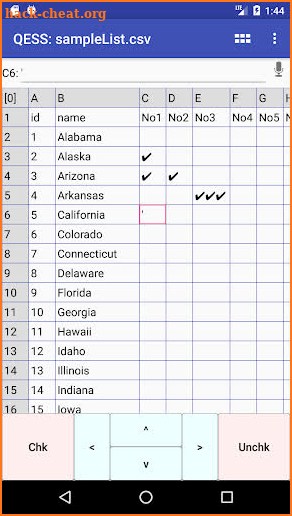 QESS pro - Quick Entry Spread Sheet screenshot