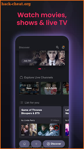 Qewd: Video & TV Watch Queue screenshot