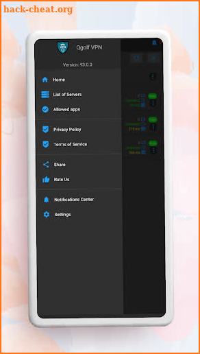 QGOLF VPN screenshot