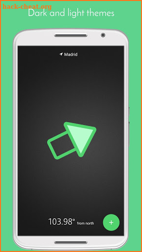 Qibla Compass: A Minimal Qibla Direction Locator screenshot