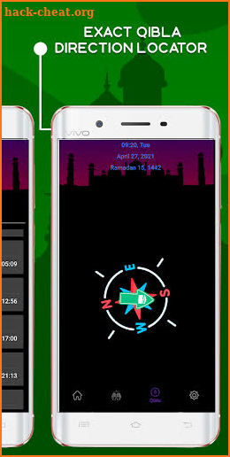 Qibla Finder: Qibla Compass & Prayer Times 2021 screenshot