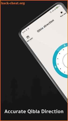 Qibla Locator - Accurate Qibla & Kaaba Direction screenshot