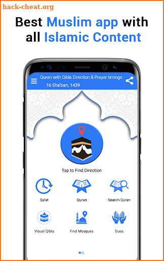 Qibla, Quran, Salah Timings & Azan Notification screenshot