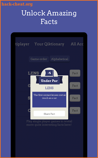 Qiktionary screenshot