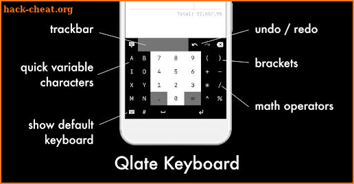 Qlate - Calculator + Notepad screenshot