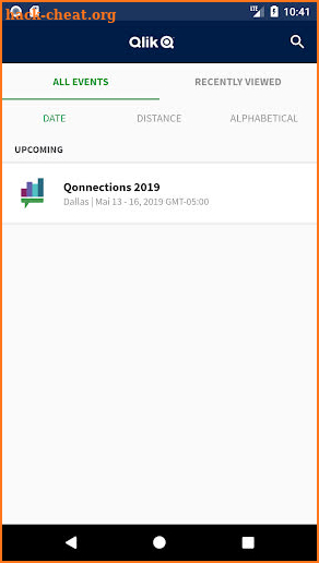 Qlik Events screenshot