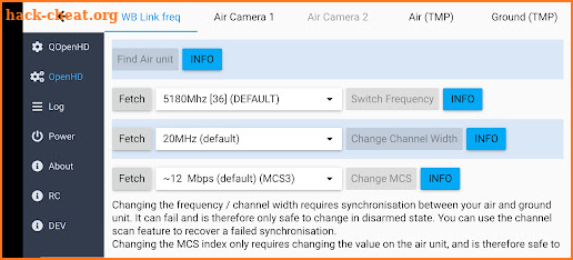 QOpenHD evo screenshot