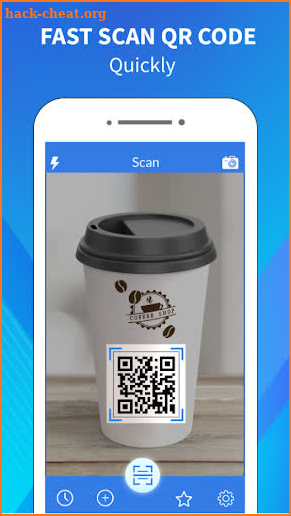 QR code reader, barcode scanner for Android screenshot