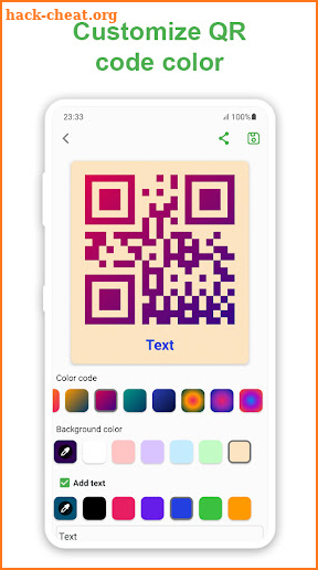 QR code scanner and Barcode screenshot