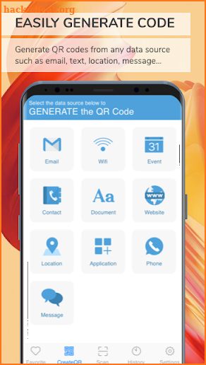 QR code  Scanner - Barcode Reader - Create QR code screenshot