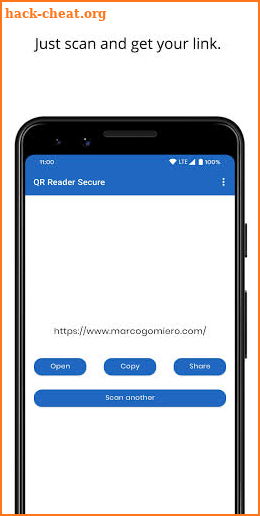 QR Reader Secure screenshot