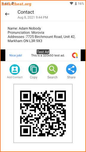 QR Scanner for Android screenshot