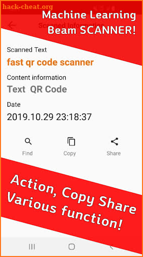 QR Scanner : Free QR code reader & Barcode scanner screenshot