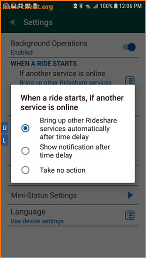 QRAD Rideshare Assistant for Uber & Lyft Drivers screenshot