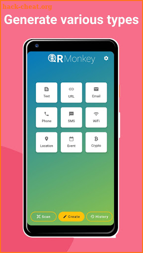 QRCode Monkey - (Scanner/Generator) Free screenshot