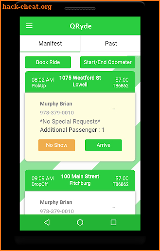 QRyde Driver App screenshot