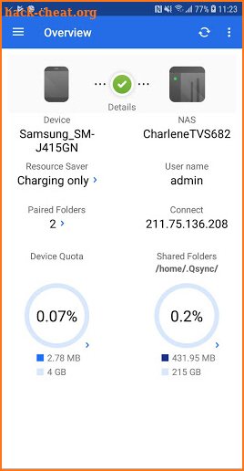 Qsync Pro screenshot