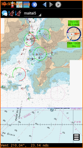 qtVlm Navigation and Routing screenshot