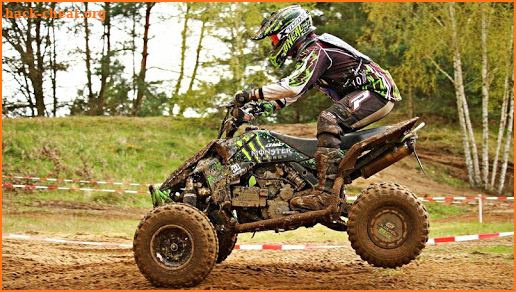 Quad Bike ATV Racing Wallpaper screenshot