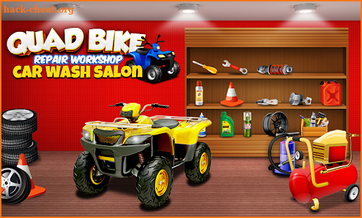 Quad Bike Repair Mechanic Workshop- Car Wash Salon screenshot