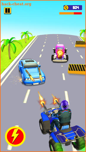 Quad Bike Traffic Shooting Games 2020: Bike Games screenshot