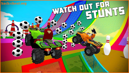 Quads Superheroes Stunts Racing screenshot