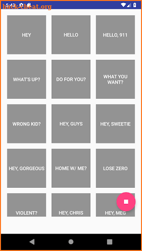 Quagmire Soundboard screenshot