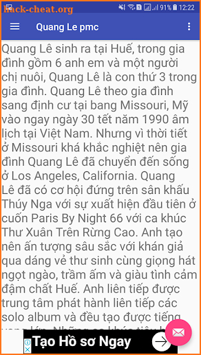 Quang Le pmc screenshot