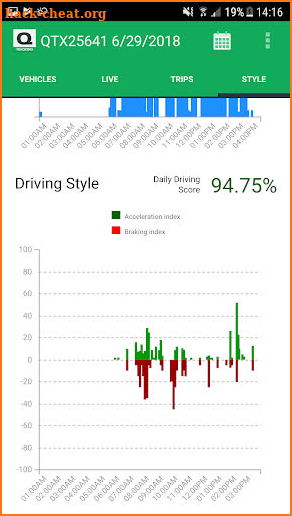 Quartix Vehicle Tracking screenshot