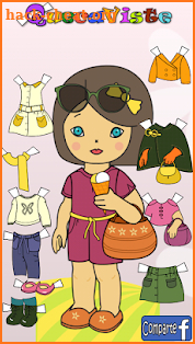 Queca Dress up Paper Dolls screenshot