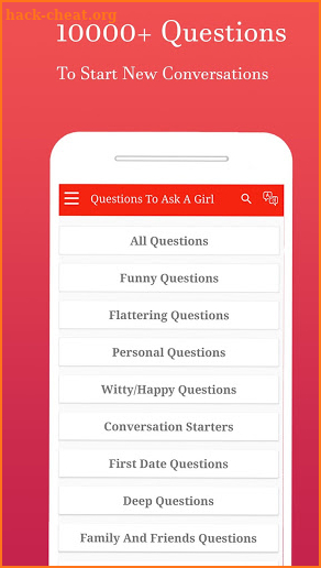 Questions to ask a Girl, Tinder Tips & More- LUVY screenshot