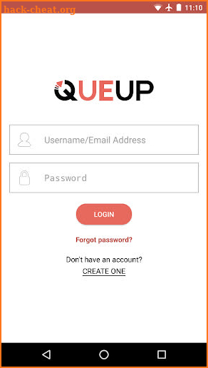 QueUP screenshot