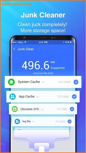 Quic Cleaner - Faster Phone Booster & Optimizer screenshot