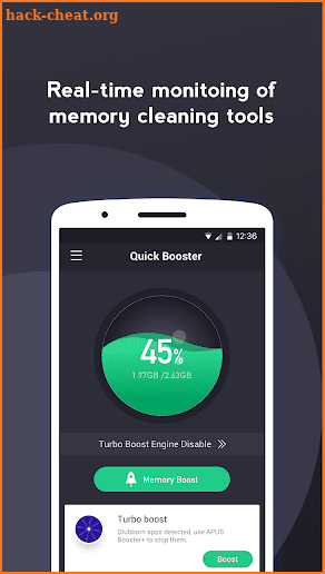 Quick Booster - Optimizer your phone Quickly screenshot