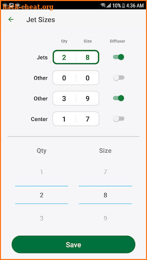 Quick Calc Hydraulics screenshot