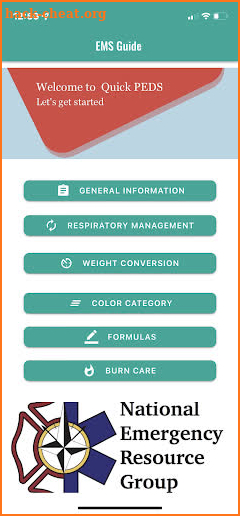 Quick PEDS EMS Guide screenshot