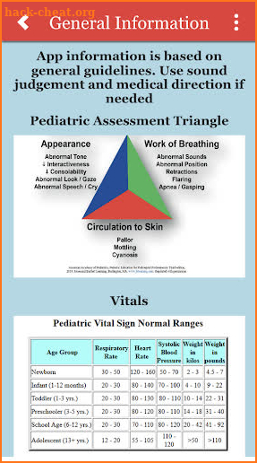 Quick PEDS EMS Guide screenshot