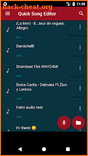 Quick Song Editor screenshot