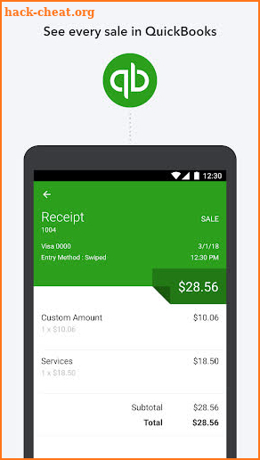 QuickBooks GoPayment screenshot