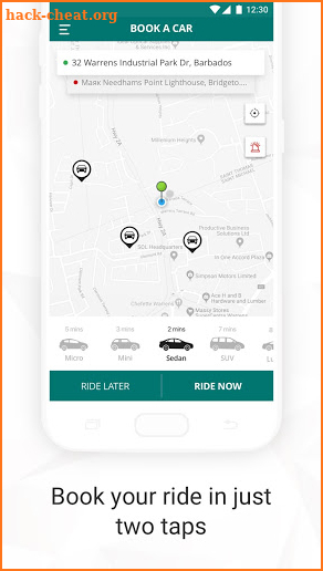 QuickCab screenshot